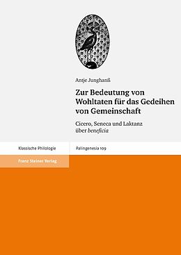 E-Book (pdf) Zur Bedeutung von Wohltaten für das Gedeihen von Gemeinschaft von Antje Junghanß