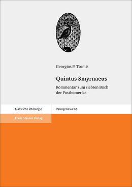 Fester Einband Quintus Smyrnaeus von Georgios P. Tsomis