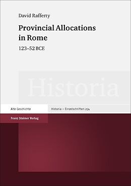 Fester Einband Provincial Allocations in Rome von David Rafferty