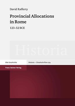 E-Book (pdf) Provincial Allocations in Rome von David Rafferty