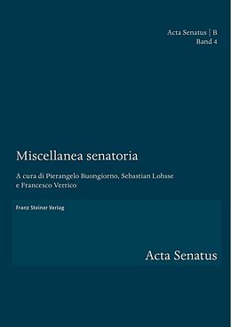 E-Book (pdf) Miscellanea senatoria von 
