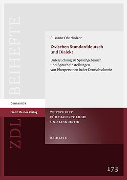 E-Book (pdf) Zwischen Standarddeutsch und Dialekt von Susanne Oberholzer