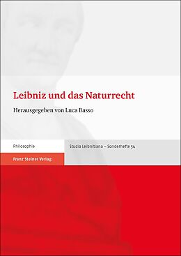 Kartonierter Einband Leibniz und das Naturrecht von 