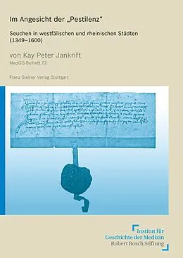 E-Book (pdf) Im Angesicht der "Pestilenz" von Kay Peter Jankrift