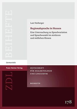 E-Book (pdf) Regionalsprache in Hessen von Lars Vorberger