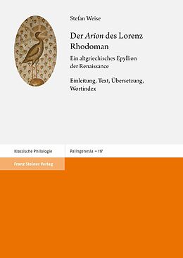 E-Book (pdf) Der Arion des Lorenz Rhodoman von Stefan Weise