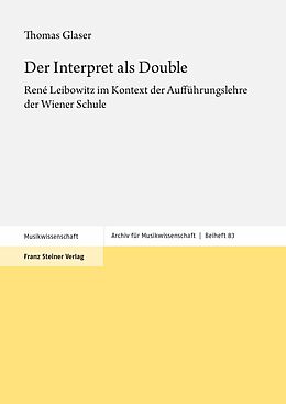 E-Book (pdf) Der Interpret als Double von Thomas Glaser