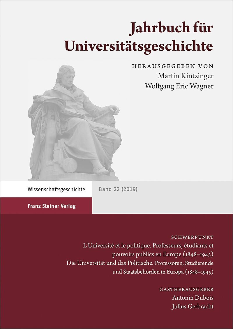 Jahrbuch für Universitätsgeschichte 22 (2019)