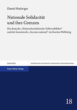 eBook (pdf) Nationale Solidarität und ihre Grenzen de Daniel Hadwiger