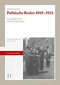 E-Book (pdf) Politische Reden 19191933 von Albert Grzesinski