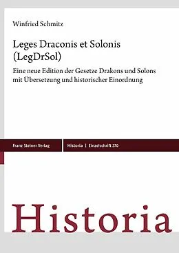 E-Book (pdf) Leges Draconis et Solonis (LegDrSol) von Winfried Schmitz