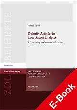 eBook (pdf) Definite Articles in Low Saxon Dialects de Jeffrey Pheiff