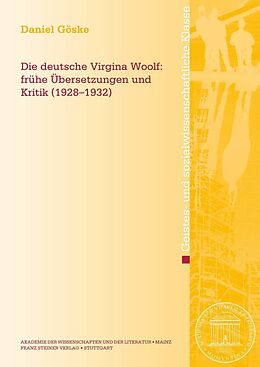 E-Book (pdf) Die deutsche Virginia Woolf von Daniel Göske