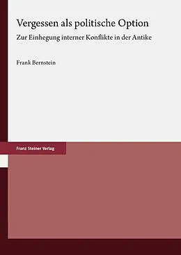 E-Book (pdf) Vergessen als politische Option von Frank Bernstein