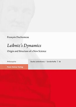 Couverture cartonnée Leibniz's Dynamics de François Duchesneau