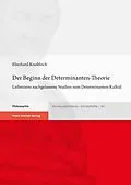 E-Book (pdf) Der Beginn der Determinanten-Theorie von Eberhard Knobloch
