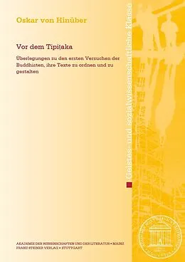 E-Book (pdf) Vor dem Tipitaka von Oskar von Hinüber