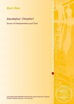 E-Book (pdf) Aeschylus "Choephori" von Kurt Sier