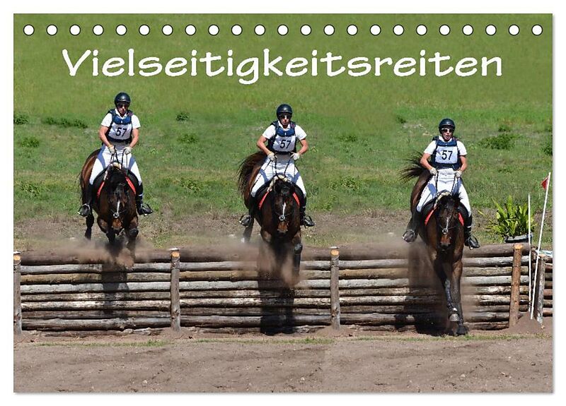 Vielseitigkeitsreiten (Tischkalender 2026 DIN A5 quer), CALVENDO Monatskalender