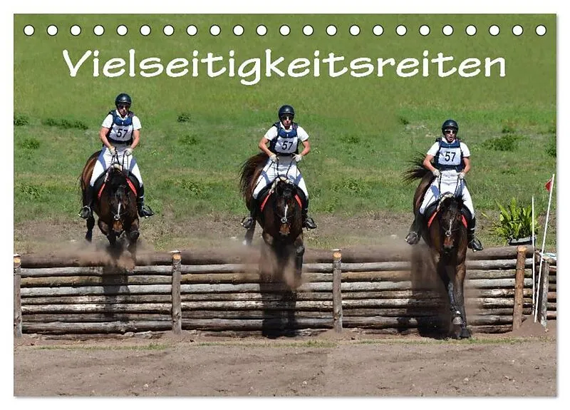 Vielseitigkeitsreiten (Tischkalender 2026 DIN A5 quer), CALVENDO Monatskalender