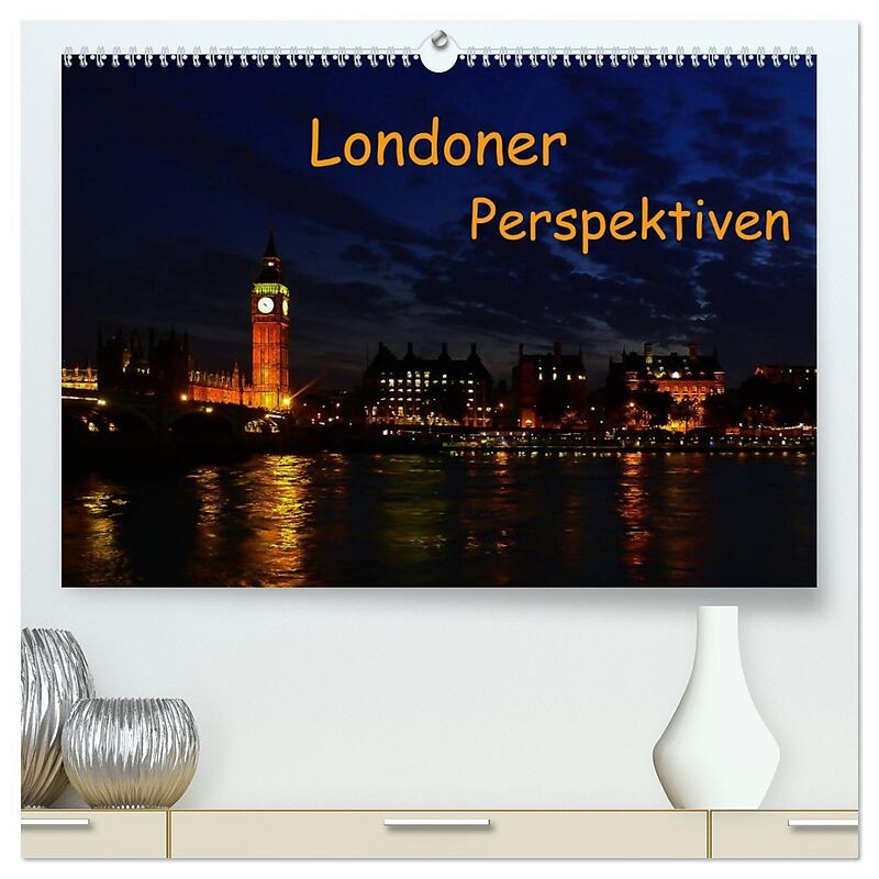 Londoner Perspektiven (hochwertiger Premium Wandkalender 2026 DIN A2 quer), Kunstdruck in Hochglanz