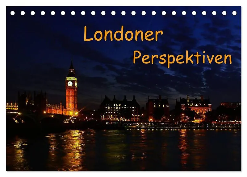 Londoner Perspektiven (Tischkalender 2026 DIN A5 quer), CALVENDO Monatskalender