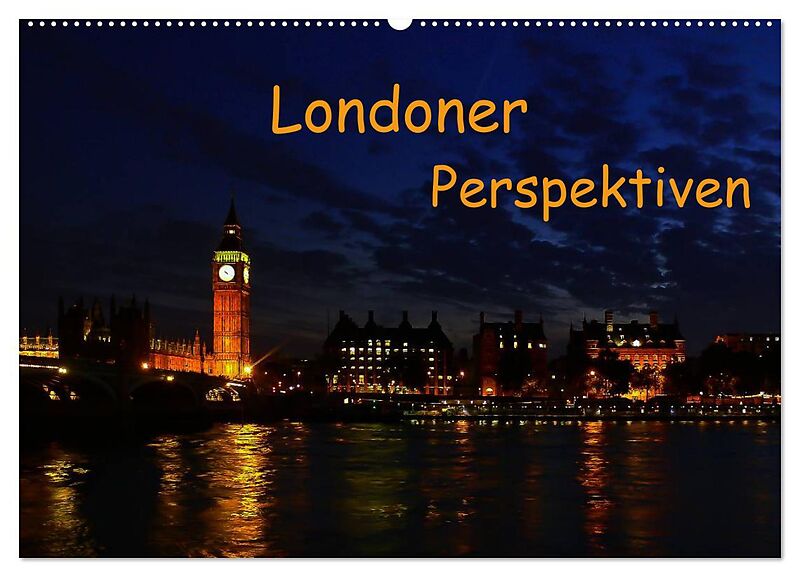 Londoner Perspektiven (Wandkalender 2026 DIN A2 quer), CALVENDO Monatskalender