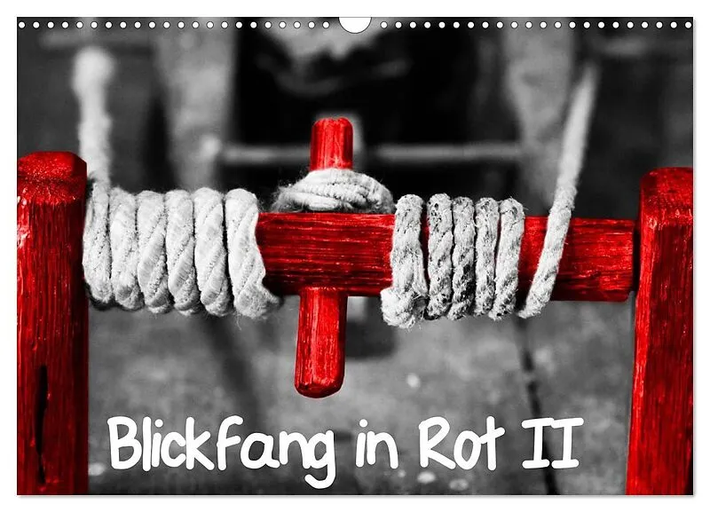 Blickfang in Rot (Wandkalender 2026 DIN A3 quer), CALVENDO Monatskalender