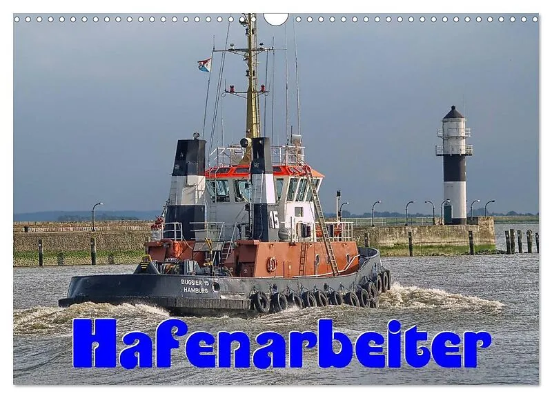 Hafenarbeiter (Wandkalender 2026 DIN A3 quer), CALVENDO Monatskalender