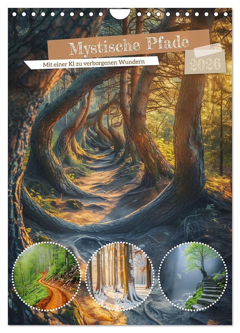 Mystische Pfade (Wandkalender 2026 DIN A4 hoch), CALVENDO Monatskalender