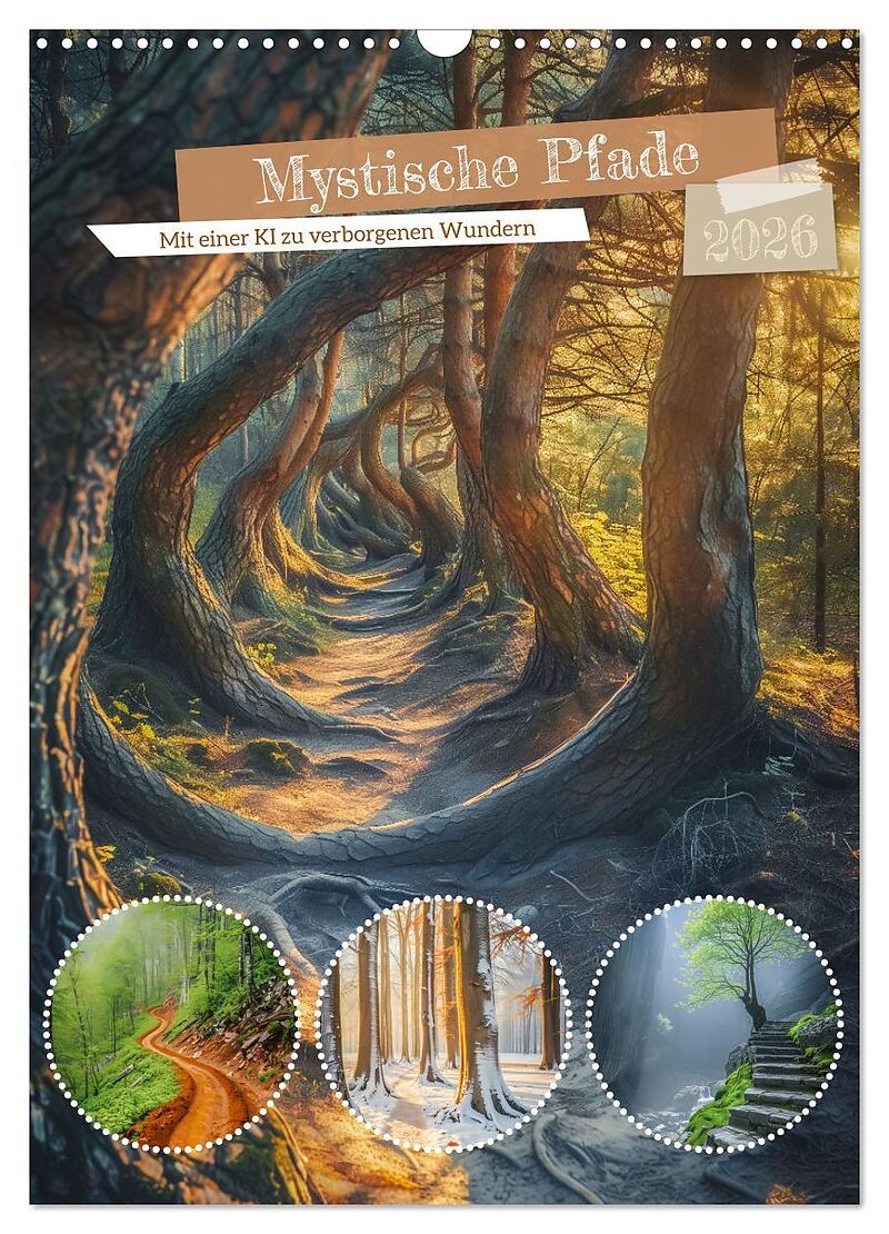 Mystische Pfade (Wandkalender 2026 DIN A3 hoch), CALVENDO Monatskalender