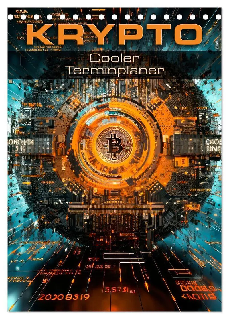 KRYPTO Cooler Terminplaner (Tischkalender 2026 DIN A5 hoch), CALVENDO Monatskalender