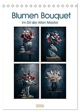 Kalender Blumen Bouquet (Tischkalender 2026 DIN A5 hoch), CALVENDO Monatskalender von Steffen Gierok, Magic Artist Design
