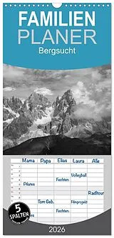Kalender Familienplaner 2026 - Bergsucht 2026 mit 5 Spalten (Wandkalender, 21 x 45 cm) CALVENDO von Michael Kehl