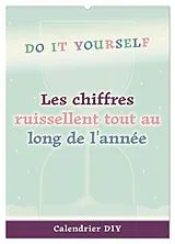 Kalender (Kal) Les chiffres ruissellent tout au long de l'année (Calendrier mural 2026 DIN A2 horizontal), CALVENDO calendrier mensuel von Calvendo, ROTH-Design - Bettina Roth