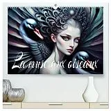 Kalender La muse aux oiseaux (Calendrier mural 2026 DIN A2 vertical) calendrier de bureau von Calvendo, Dusanka Djeric