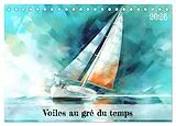 Kalender (Kal) Voiles au gré du temps (Calendrier de bureau 2026 DIN A5 vertical), CALVENDO calendrier mensuel von Marie-Ange Pagnon