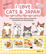Fester Einband I love cats and Japan von Laure Kié