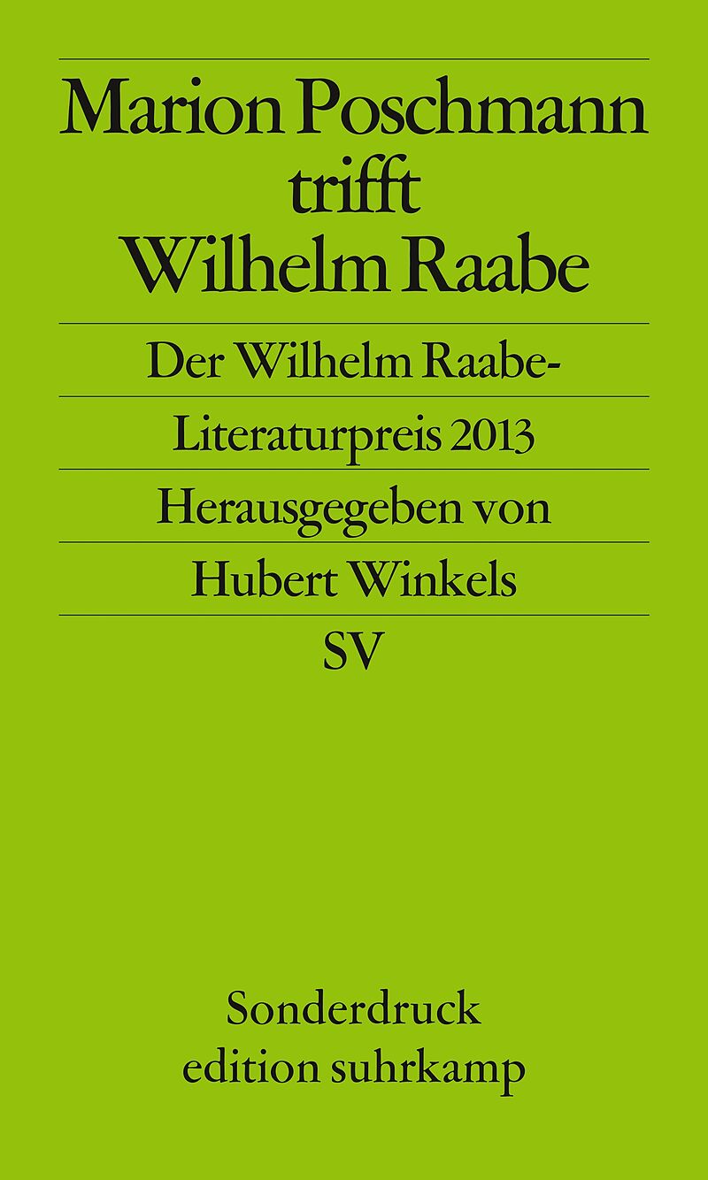 Marion Poschmann trifft Wilhelm Raabe