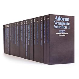 Kartonierter Einband Gesammelte Schriften in 20 Bänden von Theodor W. Adorno