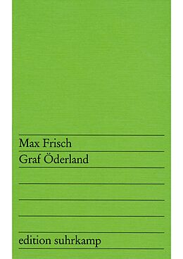 Kartonierter Einband Graf Öderland von Max Frisch