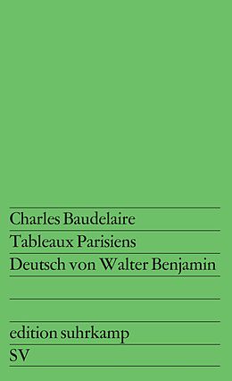Kartonierter Einband Tableaux Parisiens von Charles Baudelaire