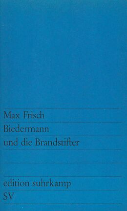 Kartonierter Einband Biedermann und die Brandstifter von Max Frisch