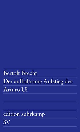 Kartonierter Einband Der aufhaltsame Aufstieg des Arturo Ui von Bertolt Brecht