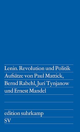 Kartonierter Einband Lenin. Revolution und Politik von 