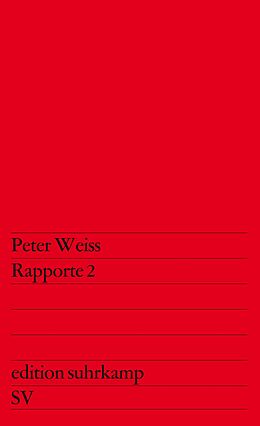 Kartonierter Einband Rapporte 2 von Peter Weiss