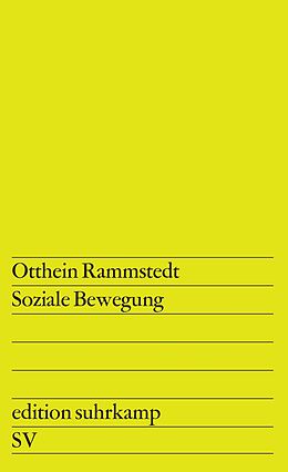 Kartonierter Einband Soziale Bewegung von Otthein Rammstedt