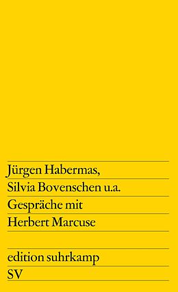 Kartonierter Einband Gespräche mit Herbert Marcuse von Herbert Marcuse