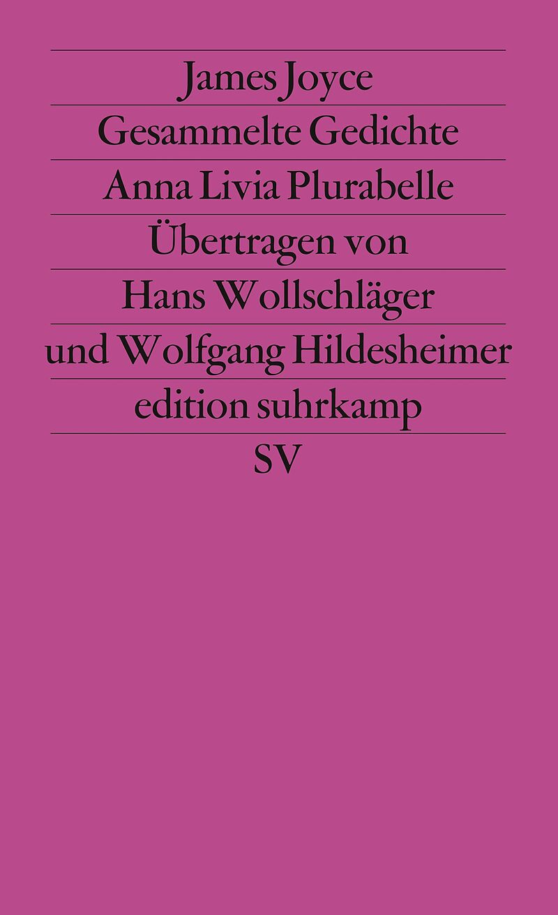 Werkausgabe in sechs Bänden in der edition suhrkamp