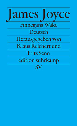 Kartonierter Einband Finnegans Wake von James Joyce